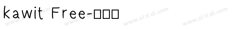 kawit Free字体转换